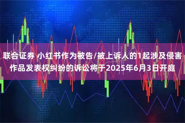 联合证券 小红书作为被告/被上诉人的1起涉及侵害作品发表权纠纷的诉讼将于2025年6月3日开庭