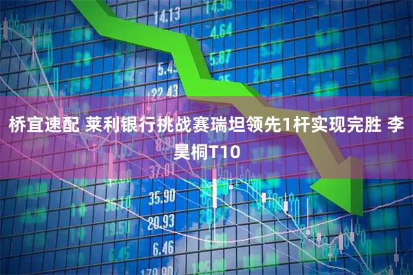 桥宜速配 莱利银行挑战赛瑞坦领先1杆实现完胜 李昊桐T10