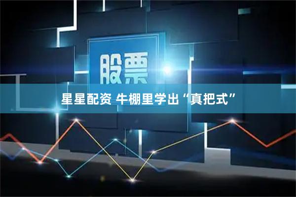 星星配资 牛棚里学出“真把式”